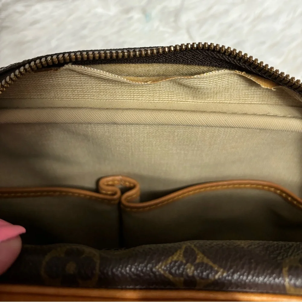 VINTAGE Louis Vuitton Satchel Bag Deauville Brown Monogram - Picture 13 of 16